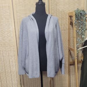 NWT Women's Maurices Batwing Hooded Cardigan Sweater - Size XXL